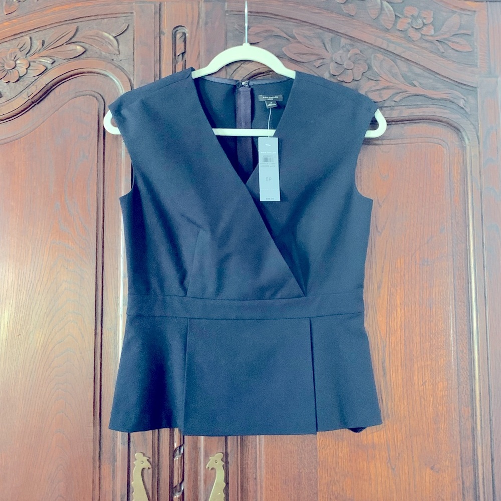 Ann Taylor Navy Blue Suit Blouse